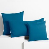 DecoKing Jastučnica za valjkasti jastuk Amber 20x120 cm, indigo Slike