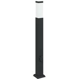 vidaXL Stebriček z vtičnico 80 cm črne barve IP44, (5000297046) Cene