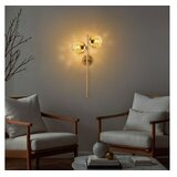 Opviq Zidna lampa Benek-15-14424, 35x25x72cm, IP20, Zlatna boja | Eponuda.ba