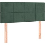  Posteljno vzglavje temno zeleno 100x5x78/88 cm žamet, (20952917) | Shoptok.si