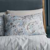 Catherine Lansfield Bijela/plava posteljina za bračni krevet 200x200 cm Regal Floral – | shoptok.hr