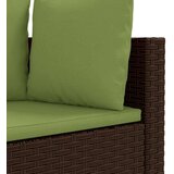 vidaXL 9-dijelni set vrtnih sofa s jastucima poliratan smeđi | shoptok.hr