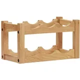 Stalak za vino za 6 boca 37 x 21 x 21 cm od masivne hrastovine