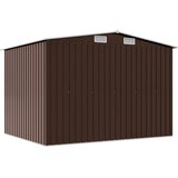  Vrtna kućica za pohranu smeđa 257 x 205 x 178 cm čelična | shoptok.hr