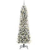  Mršavo božićno drvce Bijelo 240 cm PVC | shoptok.hr