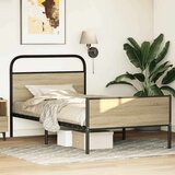  Posteljni okvir brez vzmetnice 100x190 cm sonoma hrast inž. les, (21609563) | Shoptok.si