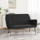  Klupa crna 108 x 35 x 41 cm baršunasta | shoptok.hr