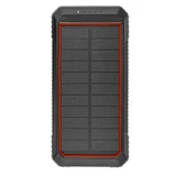 OXE Solarni Powerbank, kapacitet 33800 mAh, crveni