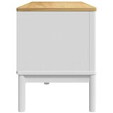 TV ormarić FLORO bijeli 114 x 43 x 55 cm od masivne borovine | shoptok.hr