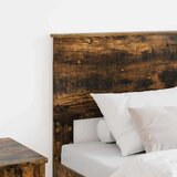  Vzglavje z vzglavjem Dimljeni oreh 80 cm Konstruiran les, (5000109984) | Shoptok.si