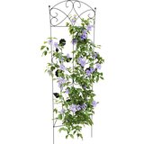  Vrtna Ograda Rešetkasti 3 pcs Crna 112 x 40 cm Čelik | shoptok.hr