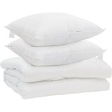  Poplun s jastukom 3 kom. Bijelo Mikrofibra | shoptok.hr