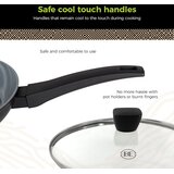 BE Living 3-delni set ponev (20-24-28 cm) + wok s pokrovom 28 cm BE Living - Delight black | Shoptok.si