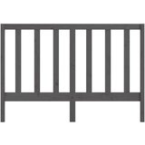  Uzglavlje za krevet sivo 166 x 4 x 100 cm od masivne borovine | shoptok.hr