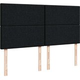  Otomanski krevet s madracem crni 160x200cm od tkanine | shoptok.hr