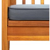  Klop z blazino 119 cm trden akacijev les | Shoptok.si