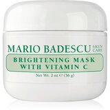 Mario Badescu Brightening Mask with Vitamin C posvetlitvena maska za nepoenoteno kožo brez sijaja 56 g | Shoptok.si