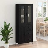  Highboard 2 kom. Crni hrast 69,5 x 34 x 180 cm | shoptok.hr