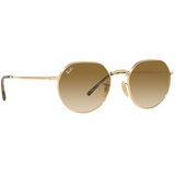 Ray-ban Sončna očala Jack 0RB3565 001/51 Arista/Clear Gradient Brown | Shoptok.si