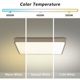  Brilagi - LED plafonsko svetlo POOL LED/36W/230V 3000/4500/6000K 40x40 cm bež | Eponuda.com
