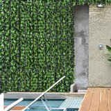 Outsunny Umetna zimzelena sintetična umetna živa meja 1 × 3 m balkonska vrtna ograja, (20755472) | Shoptok.si