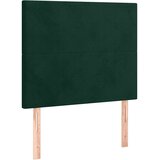 box spring s madracem LED tamnozeleni 90x190 cm baršun | shoptok.hr
