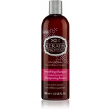 Hask Keratin Protein šampon za glajenje las za poškodovane in kemično obdelane lase 355 ml