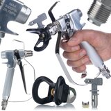 Rosfix SET BRIZGALNA GLAVA ULTRASPRAY J-31 – ŠOBA 517, 3000 PSI, 1/4" IN 7/8" NAVOJ, VGRAJEN FILTER | ZA STENE, STROPE, OGRAJE, POHIŠTVO, (5000075958) | Shoptok.si