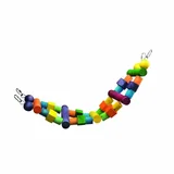 Igracka za ptice sareni drveni mostic Tyrol 64x18cm