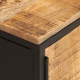 TV ormarić 110 x 35 x 40 cm od masivnog grubog drva manga | shoptok.hr