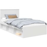  Okvir za krevet Bijelo 100 x 200 cm Čvrsto borovo drvo | shoptok.hr