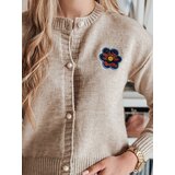 DStreet Sweter damski one size z haftem AMELIE beżowy | shoptok.hr