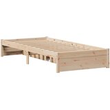  Okvir kreveta bez madraca 75 x 190 cm od masivne borovine | shoptok.hr