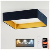  Brilagi-LED Stmivajuće svetlo (prigušiva) VELVET SQUARE LED/36W/230V Wi-Fi Tuya + daljinski upravljač, tamno plava | Eponuda.com