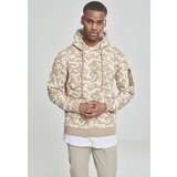 Urban Classics Sweat Camo Bomber Hoody Beige Camouflage Cene