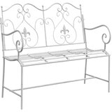  Vrtna klupa Antič White 104 x 54 x 93 cm Čelik | Eponuda.com