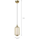  LED luster na sajli BONNIE LED/10W/230V 3000K zlatni | Eponuda.com