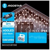 Aigostar led spoljašnji lanac 400xLED/8 funkcija 23x0,6m IP44 hladna bela | Eponuda.com