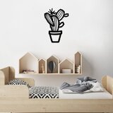 Wallity Zidna dekoracija Cactus, 42 x 59 cm, Crna | ePonuda.com