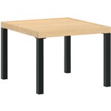  Set vrtnih klupa s jastucima 3 kom crni čelik obložen prahom | shoptok.hr