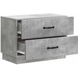  Noćni ormar Betonska siva 62 x 34,5 x 44,5 cm Konstruirano drvo | shoptok.hr