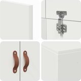  okvir postelje Bela MDF Pravi za eno ležišče Preprost, (22052250) | Shoptok.si