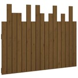  Stensko posteljno vzglavje medeno rjavo 108x3x80 cm borovina, (20739191) | Shoptok.si