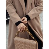 DStreet Płaszcz damski oversize MANTOVA długi kamelowy | shoptok.hr