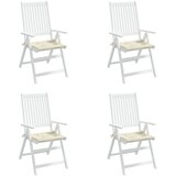  Jastuci za vrtne stolice 4 kom krem 50x50x4 cm tkanina Oxford | shoptok.hr