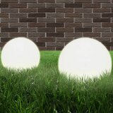 vidaXL LED okrogle svetilke 2 kosa krogla 25 cm PMMA cene