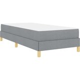 vidaXL Postelja z vzmetnico Taupe, rjava 80 x 200 cm | Shoptok.si