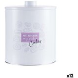 Kutija za kolačiće i peciva My kitchen My Rules Bijela list lima 17 x 20 x 17 cm (12 kom.)  Kutija za kolačiće i peciva My kitchen My Rules Bijela list lima 17 x 20 x 17 cm (12 kom.) Slike