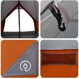  Teepee šator s krovom Siva i narančasta 600 x 600 x 347 cm | shoptok.hr