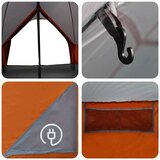  Teepee šotor s streho Siva in oranžna 600 x 600 x 347 cm, (5000091083) | Shoptok.si